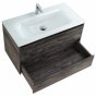 Тумба с раковиной BelBagno Kraft 100-BB1010/465-LV-VTR-BL Pino Pasadena