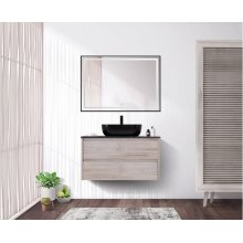 Мебель для ванной BelBagno Kraft 90-S Rovere Galifax Bianco