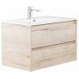 Мебель для ванной BelBagno Kraft 90-BB900ETL Rovere Galifax Bianco