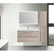 Мебель для ванной BelBagno Kraft 80-BB810/465-LV-VTR-BL Rovere Galifax Bianco