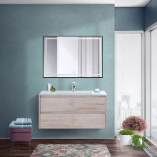 Мебель для ванной BelBagno Kraft 90-BB910/465-LV-VTR-BO Rovere Galifax Bianco