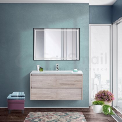 Мебель для ванной BelBagno Kraft 90-BB910/465-LV-VTR-BO Rovere Galifax Bianco