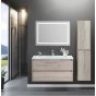 Тумба с раковиной BelBagno Kraft 100-BB1010/465-LV-VTR-BO Rovere Galifax Bianco