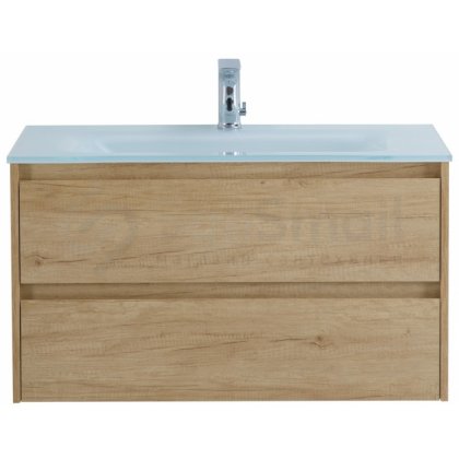 Тумба с раковиной BelBagno Kraft 90-BB910/465-LV-VTR-BL Rovere Nebrasca Nature