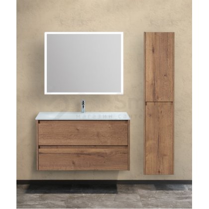 Мебель для ванной BelBagno Kraft 100-BB1010/465-LV-VTR-BO Rovere Tabacco