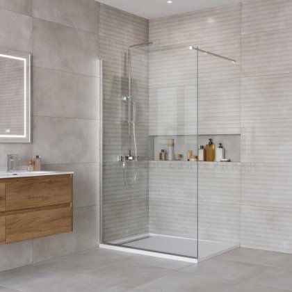 Душевая перегородка BelBagno Kraft L-1 120 хром