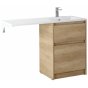 Мебель для ванной под стиральную машину BelBagno Kraft-LVD 120R Rovere Nebrasca Nature