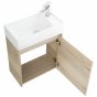 Мебель для ванной BelBagno Kraft Mini 50R Rovere Galifax Bianco