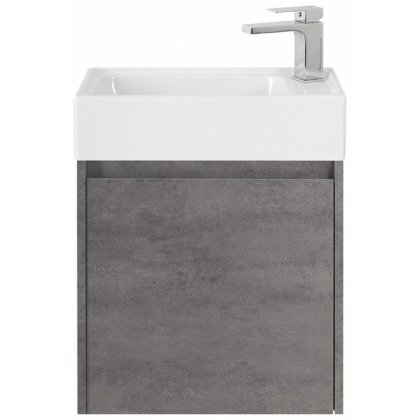 Тумба с раковиной BelBagno Kraft Mini 50L-7045-KL Cemento Grigio