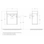 Мебель для ванной BelBagno Kraft Mini 50L Rovere Tabacco