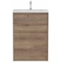 Тумба с раковиной и зеркалом BelBagno Kraft 39-70-PIA-BB-8099-3-70 Rovere Tabacco