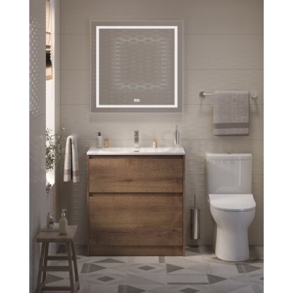 Мебель для ванной BelBagno Kraft 39-80-PIA-BB-8099-3-80 Rovere Tabacco