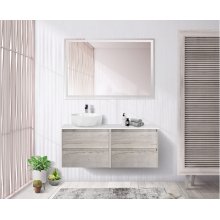 Мебель для ванной BelBagno Kraft 120-L-S Rovere Galifax Bianco