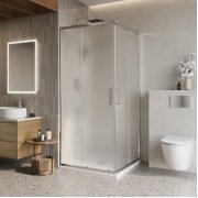 Душевой уголок BelBagno LUCE-A-2-90-P-Cr