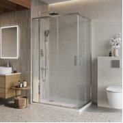 Душевой уголок BelBagno LUCE-AH-21-150/90-C-Cr