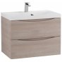 Тумба с раковиной BelBagno Marino 60-BB600/450-LV-MR-AST Rovere Grigio