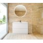 Тумба с раковиной BelBagno Marino 80-PIA-BB800/450-LV-MR-AST Bianco Lucido