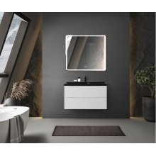 Мебель для ванной BelBagno Marino 80-BB800/450-LV-ART-AST-NERO Bianco Opaco