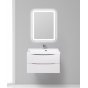 Тумба с раковиной BelBagno Marino 80-BB800/450-LV-MR-AST Bianco Opaco