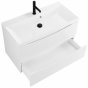 Тумба с раковиной BelBagno Marino 80-BB800/450-LV-MR-AST Bianco Opaco