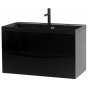 Мебель для ванной BelBagno Marino 80-BB800/450-LV-ART-AST-NERO Nero Lucido
