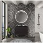 Тумба с раковиной BelBagno Marino 80-BB800/450-LV-ART-AST-NERO Rovere Cioccolato Amaro