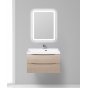 Тумба с раковиной BelBagno Marino 80-BB800/450-LV-MR-AST Rovere Grigio