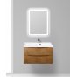 Тумба с раковиной BelBagno Marino 80-BB800/450-LV-MR-AST Rovere Nature