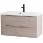 Мебель для ванной BelBagno Marino 90-BB900/450-LV-MR-PR Rovere Grigio