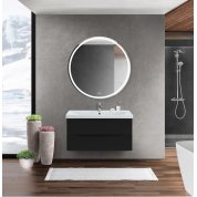 Мебель для ванной BelBagno Marino-CER 90 Nero Luci...
