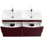 Тумба с раковиной BelBagno Marino-CER 120-BB-0325-120-2-LVB Bordo Lucido