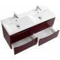 Тумба с раковиной BelBagno Marino-CER 120-BB-0325-120-2-LVB Bordo Lucido