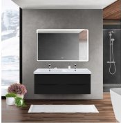 Мебель для ванной BelBagno Marino-CER 120 Nero Luc...