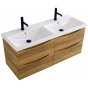 Тумба с раковиной BelBagno Marino-CER 120-BB-0325-120-2-LVB Rovere Rustico