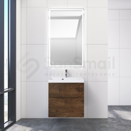 Мебель для ванной BelBagno Marino-H60 60-BB600/450-LV-MR-AST Rovere Moro