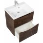 Тумба с раковиной BelBagno Marino-H60 60-BB600/450-LV-MR-AST Rovere Moro