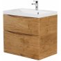 Тумба с раковиной BelBagno Marino-H60 70-BB700/450-LV-MR-AST Rovere Nature