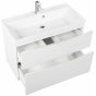 Тумба с раковиной BelBagno Marino-H60 90-BB900/450-LV-MR-AST Bianco Lucido