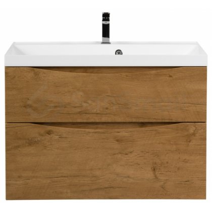 Тумба с раковиной BelBagno Marino-H60 80-BB800/450-LV-MR-AST Rovere Nature