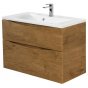 Тумба с раковиной BelBagno Marino-H60 90-BB900/450-LV-MR-PR Rovere Nature