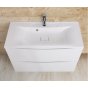 Тумба с раковиной BelBagno Marino 90-PIA-BB900/450-LV-MR-PR Bianco Lucido