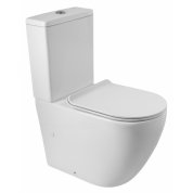 Унитаз безободковый BelBagno Sfera-R с крышкой BB9...