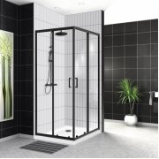 Душевой уголок BelBagno UNO-195-A-2-90-C Nero