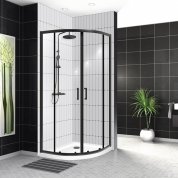 Душевой уголок BelBagno UNO-195-R-2-90-C Nero