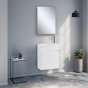 Тумба с раковиной BelBagno Pietra Mini 46L Bianco Lucido