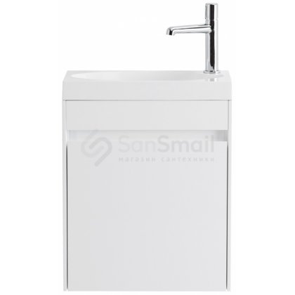 Тумба с раковиной BelBagno Pietra Mini 46L Bianco Lucido