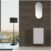 Мебель для ванной Белюкс Бергамо-Женева 400 белый глянец