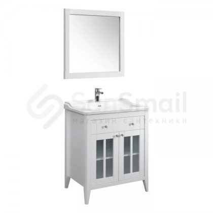 Мебель для ванной Белюкс Дуглас Н 70-01 белая глянцевая