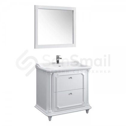 Мебель для ванной Белюкс Дуглас Н 85-02 белая глянцевая