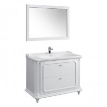 Мебель для ванной Белюкс Дуглас Н 105-02 белая глянцевая